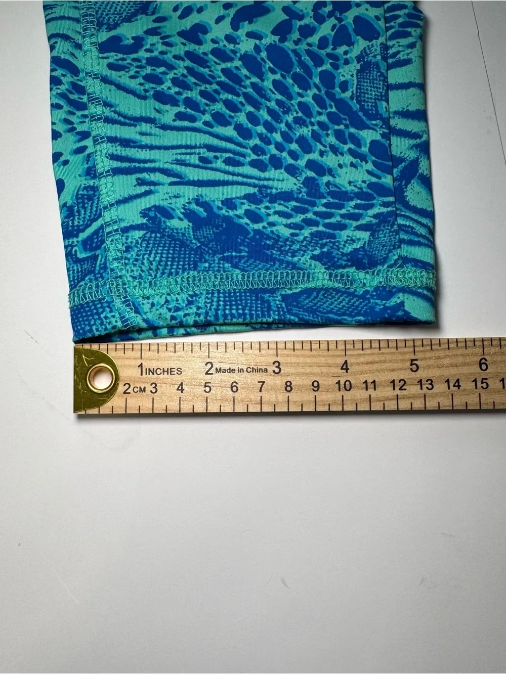 Aeropostale Blue and Teal Patterned Leggings